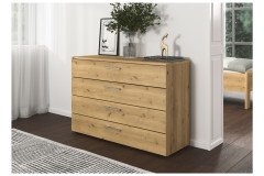 Vaiana von Rauch Black - Single-Schlafzimmer Asteiche teilmassiv