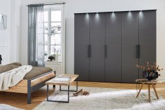 Joline von Musterring - Doppelbett 180x200 cm weiß - Wildeiche - Spaltholz