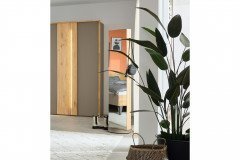 Jovanna von Musterring - Doppelbett mit Kopfteilhöhe ca. 98,5 cm fango - Eiche