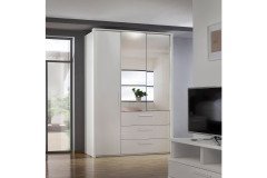 Nice4Home-F von Rauch Orange - Kommode 80 Asteiche - alpinweiß