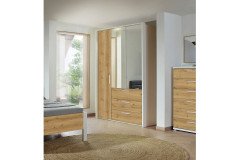 Nice4Home-F von Rauch Orange - Kommode 80 Asteiche - alpinweiß