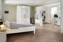 Nice4Home-F von Rauch Orange - Kommode 80 Asteiche - alpinweiß