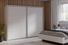 Nektarius-sleeping von Forte - Kommode secret grey mit vertikaler Rillenstruktur