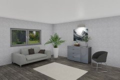 Nachttisch Typ 01 von JUTZLER - Nachtkommode weiß - Mattglas weiß