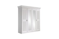 Eva-sleeping von Jumek - Bett-Truhe Kiefer weiß-laugenfarbig