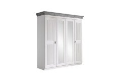 Eva-sleeping von Jumek - Bett-Truhe Kiefer weiß-laugenfarbig